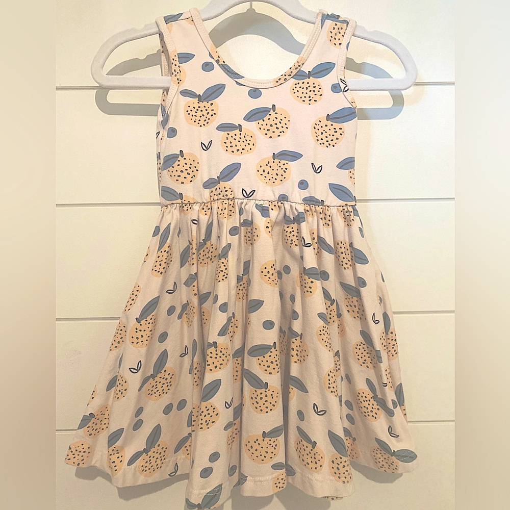 Alice + Ames Tank Ballet Twirl Dress in a Fruit print   Size 3T EUC